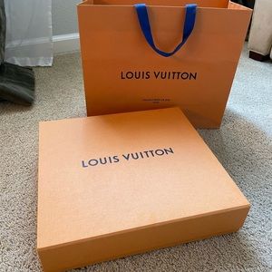 LV empty gift box and bag